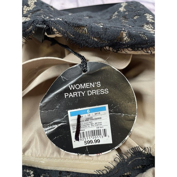 NWT Robert Rodriguez for Neiman Marcus Lace Strapless Formal Cocktail Dress sz 6 - Picture 8 of 16